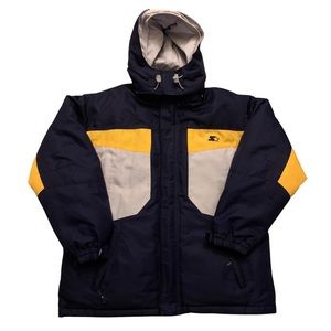 Vintage Starter Jacket Yellow Blue